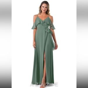 AZAZIE VIANNA eucalyptus romantic dress size 20